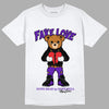 AJ 13 Court Purple DopeSkill T-Shirt Fake Love Graphic