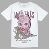 Dunk Low Night Maroon and Medium Soft Pink DopeSkill T-Shirt Money Talks Graphic Streetwear - White