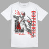 Fire Red 3s DopeSkill T-Shirt You Got All My Love Graphic - White 