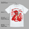 Gym Red 12s DopeSkill T-Shirt Money Is The Motive Graphic