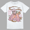 Dunk Low Teddy Bear Pink DopeSkill T-Shirt Money Is The Motive Graphic - White 