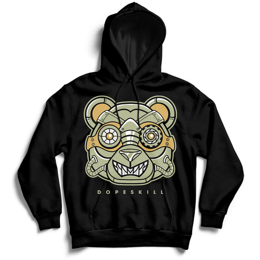 Jordan 5 Jade Horizon DopeSkill Hoodie Sweatshirt Robo Bear Graphic - Black 