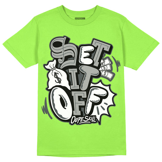 Green Bean 5s DopeSkill Green Bean T-shirt Set It Off Graphic
