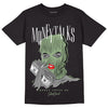 Seafoam 4s DopeSkill T-Shirt Money Talks Graphic - Black