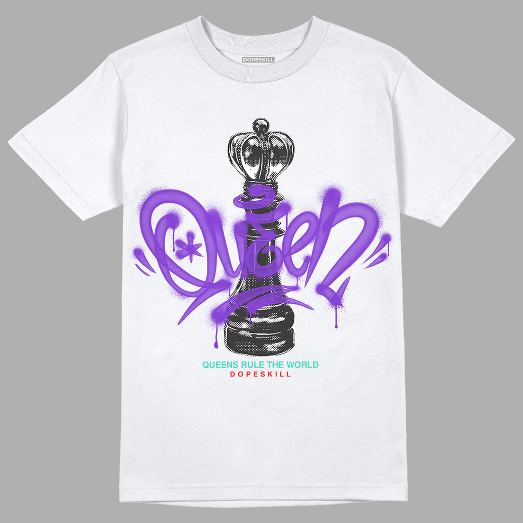 Dunk Low SE 'Safari Mix' DopeSkill T-Shirt Queen Chess Graphic Streetwear - White