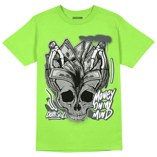 Green Bean 5s DopeSkill Green Bean T-shirt MOMM Skull Graphic