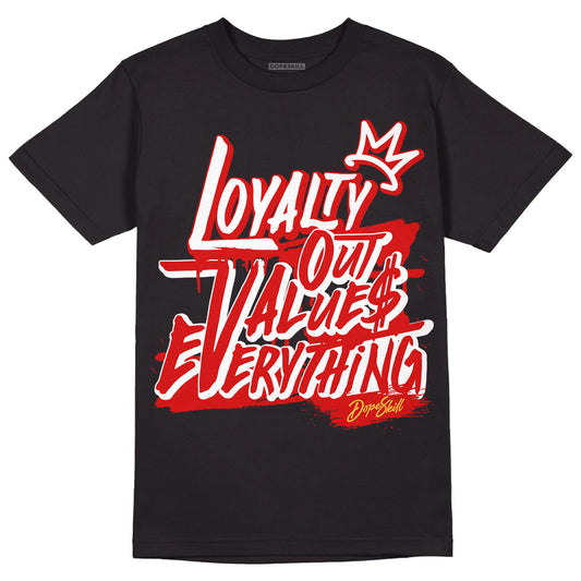 Dunk Low Gym Red DopeSkill T-Shirt LOVE Graphic - Black 