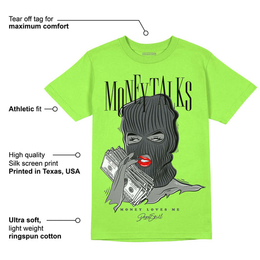 Green Bean 5s DopeSkill Green Bean T-shirt Money Talks Graphic
