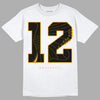 Black Taxi 12s DopeSkill T-Shirt No.12 Graphic - White 