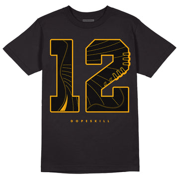 Black Taxi 12s DopeSkill T-Shirt No.12 Graphic - Black 