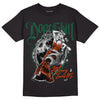 Dunk Low Team Dark Green Orange DopeSkill T-Shirt Money Loves Me Graphic - Black