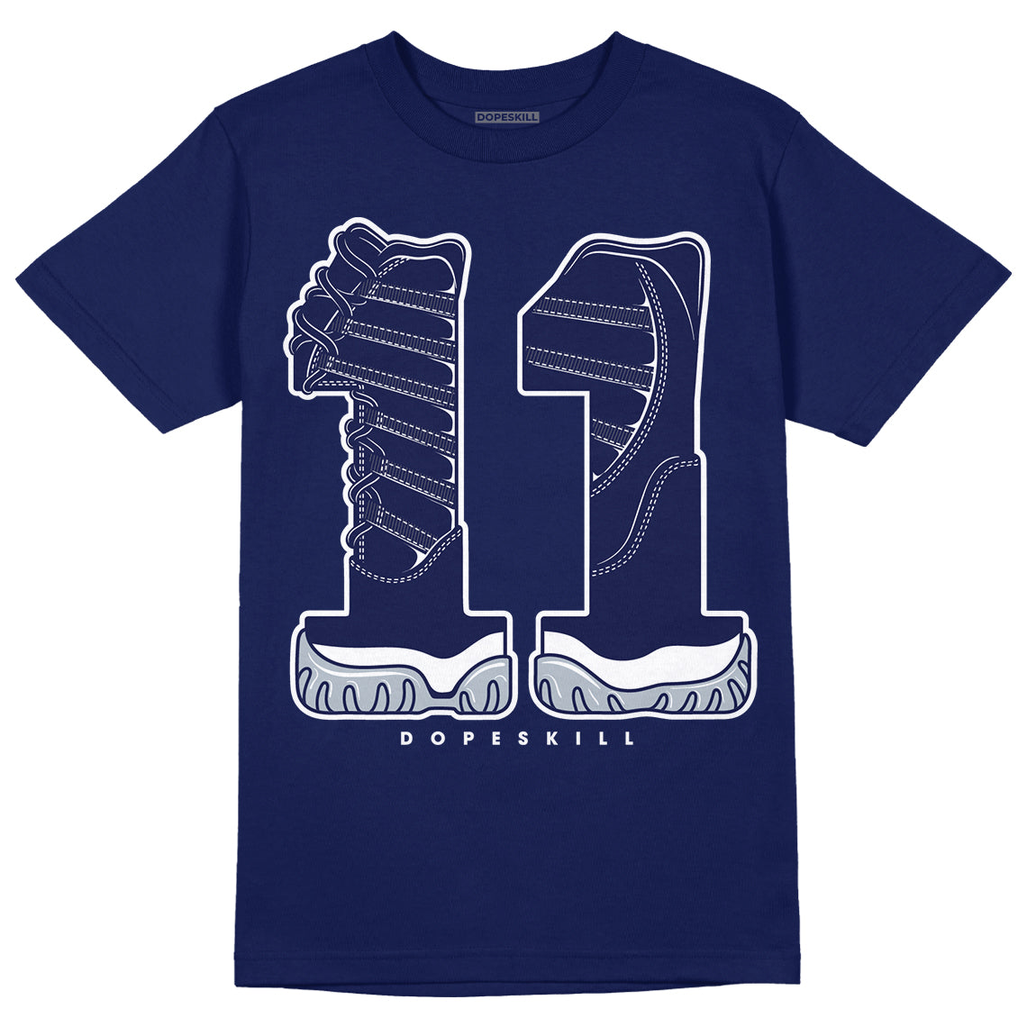 Midnight Navy 11s DopeSkill T-shirt No.11 Graphic