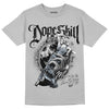 Black Metallic Chrome 6s DopeSkill Metallic Silver T-shirt Money Loves Me Graphic