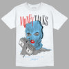 Travis Scott x Jordan 4 Retro 'Cactus Jack' DopeSkill T-Shirt Money Talks Graphic Streetwear  - White 