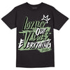 Seafoam 4s DopeSkill T-Shirt LOVE Graphic - Black