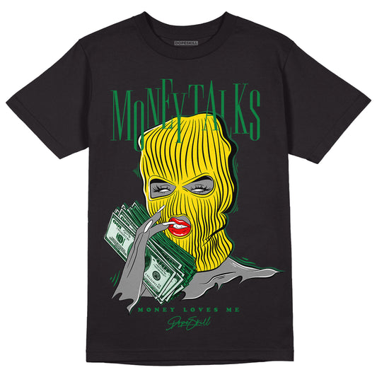 Dunk Low Reverse Brazil DopeSkill T-Shirt Money Talks Graphic - Black