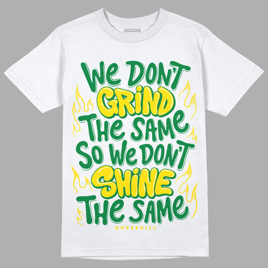 Dunk Low Reverse Brazil DopeSkill T-Shirt Grind Shine Graphic - White 