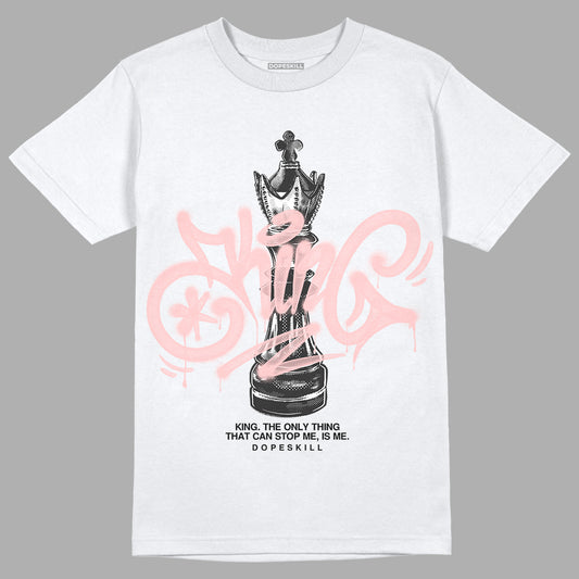 Jordan 1 High OG WMNS Washed Pink DopeSkill T-Shirt King Chess Graphic Streetwear - White