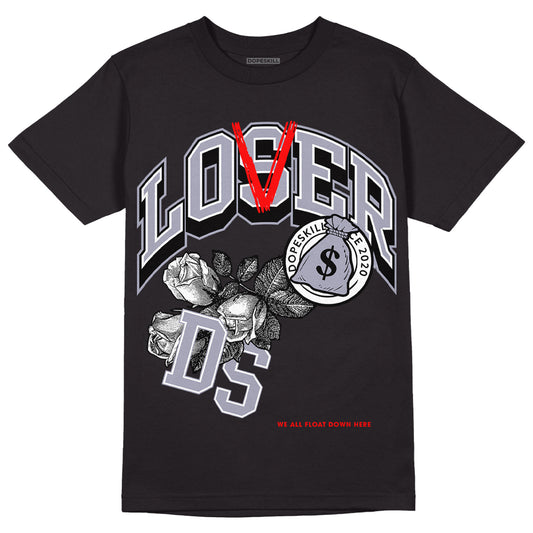 Jordan 13 Retro 'Black Flint' DopeSkill T-Shirt Loser Lover Graphic Streetwear - Black