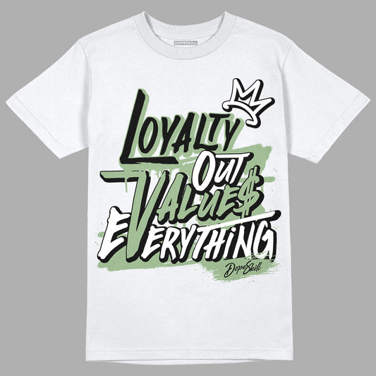 Seafoam 4s DopeSkill T-Shirt LOVE Graphic - White