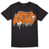 Orange Black White DopeSkill T-Shirt Rare Breed Graphic - Black