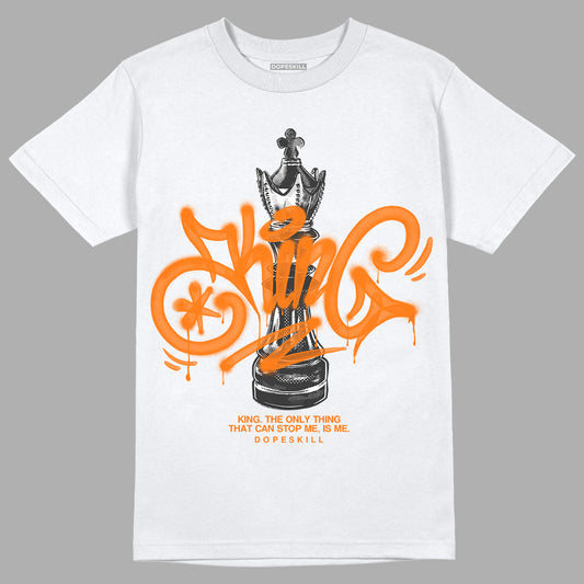 Wmns Dunk Low 'Magma Orange DopeSkill T-Shirt King Chess Graphic Streetwear - White