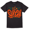 Dunk Low Team Dark Green Orange DopeSkill T-Shirt Queen Graphic - Black