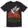 Dunk Low Team Dark Green Orange DopeSkill T-Shirt Juneteenth 1865 Graphic Streetwear - Black