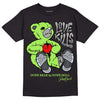 Green Bean 5s DopeSkill T-Shirt Love Kills Graphic - Black