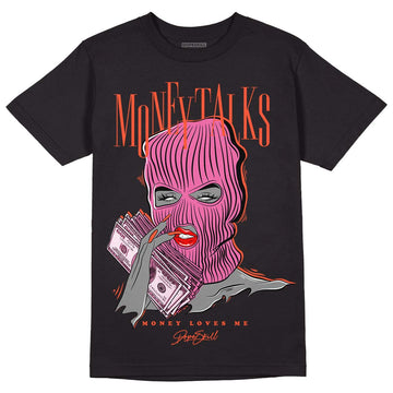 GS Pinksicle 5s DopeSkill T-Shirt Money Talks Graphic - Black