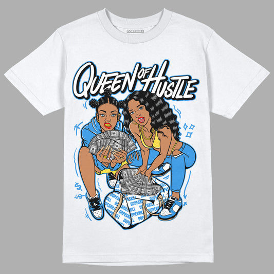 SB Dunk Low Homer DopeSkill T-Shirt Queen Of Hustle Graphic - White