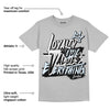 Black Metallic Chrome 6s DopeSkill Metallic Silver T-shirt LOVE Graphic