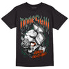 Dunk Low Team Dark Green Orange DopeSkill T-Shirt Money On My Mind Graphic - Black