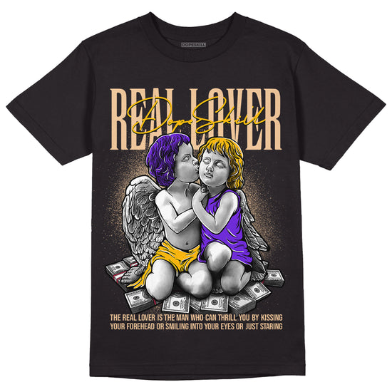Afrobeats 7s SE DopeSkill T-Shirt Real Lover Graphic - Black