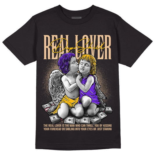 Afrobeats 7s SE DopeSkill T-Shirt Real Lover Graphic - Black