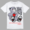 Jordan 13 Retro 'Black Flint' DopeSkill T-Shirt Love Kills Graphic Streetwear - White