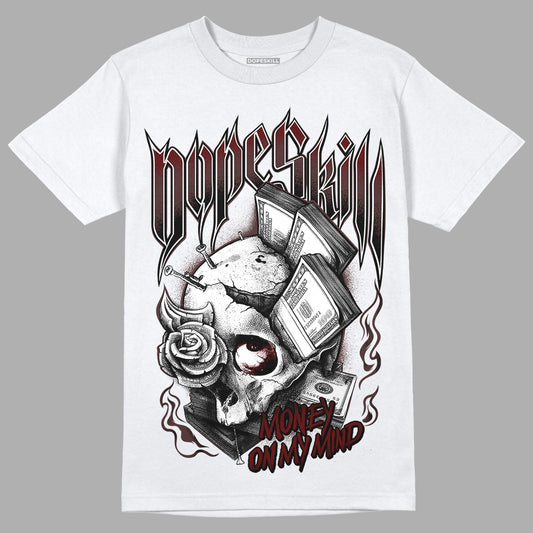 Jordan 12 x A Ma Maniére DopeSkill T-Shirt Money On My Mind Graphic Streetwear - White 