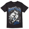 True Blue 1s DopeSkill T-Shirt Money On My Mind Graphic - Black