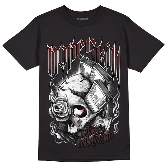 Jordan 12 x A Ma Maniére DopeSkill T-Shirt Money On My Mind Graphic Streetwear - Black 