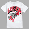 Lost & Found 1s DopeSkill T-Shirt Loser Lover Graphic - White 