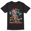 Jordan 1 Low Flyease Bio Hack DopeSkill T-Shirt True Love Will Kill You Graphic - Black