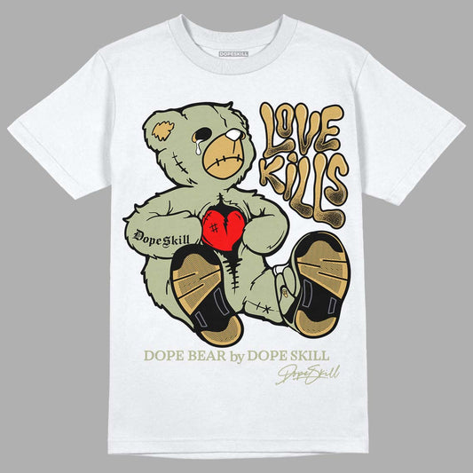 Jade Horizon 5s DopeSkill T-Shirt Love Kills Graphic - White 