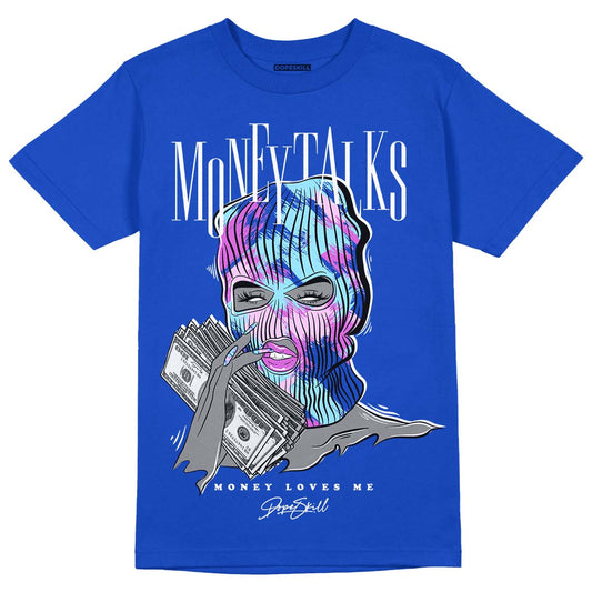 Hyper Royal 12s DopeSkill Hyper Royal T-shirt Money Talks Graphic