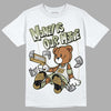 Jade Horizon 5s DopeSkill T-Shirt Money Is Our Motive Bear Graphic - White 