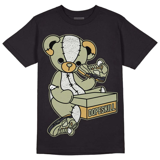 Jade Horizon 5s DopeSkill T-Shirt Sneakerhead BEAR Graphic - Black 