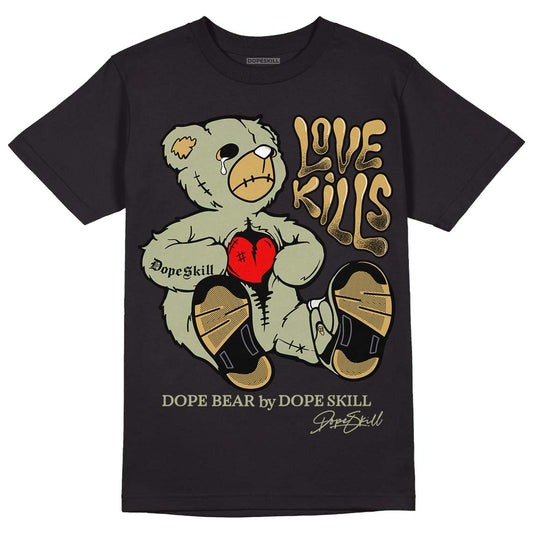 Jade Horizon 5s DopeSkill T-Shirt Love Kills Graphic - Black 