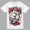 Gym Red 9s DopeSkill T-Shirt Money On My Mind Graphic - White 