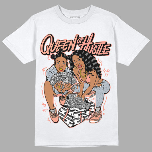 DJ Khaled x Jordan 5 Retro ‘Crimson Bliss’ DopeSkill T-Shirt Queen Of Hustle Graphic Streetwear - White 