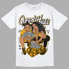 Black Taxi 12s DopeSkill T-Shirt Queen Of Hustle Graphic - White