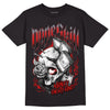 Gym Red 9s DopeSkill T-Shirt Money On My Mind Graphic - Black